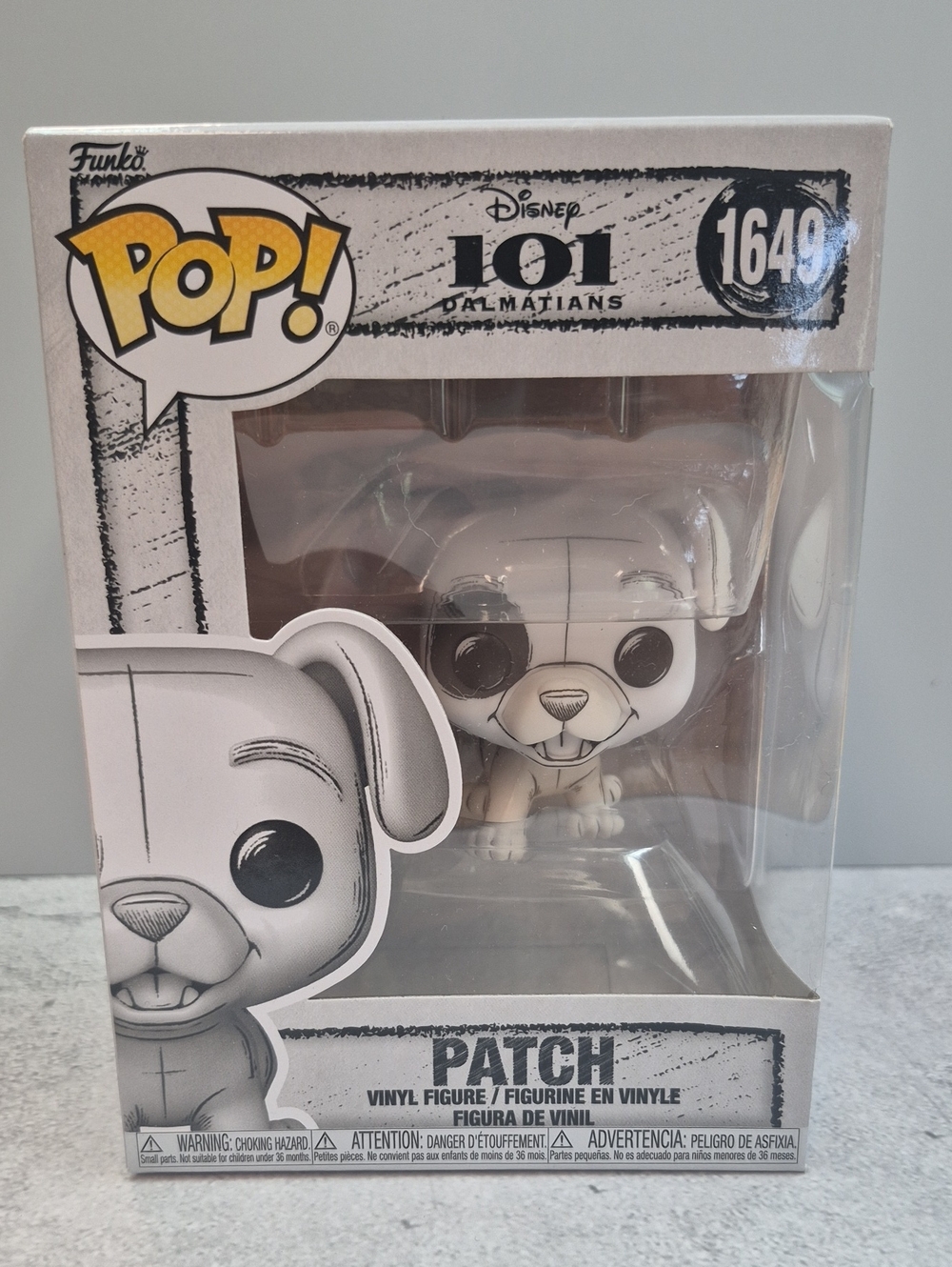 Funko Pop! 101 Dalmatians - Patch Vinyl Figure (White & Black)